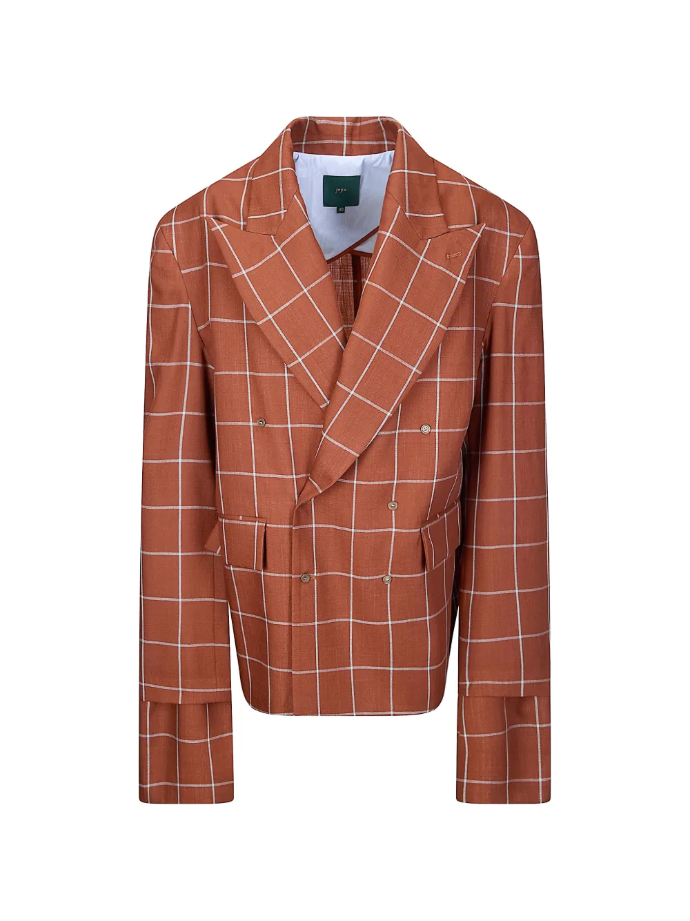 Jejia Olly check blazer - Marrone