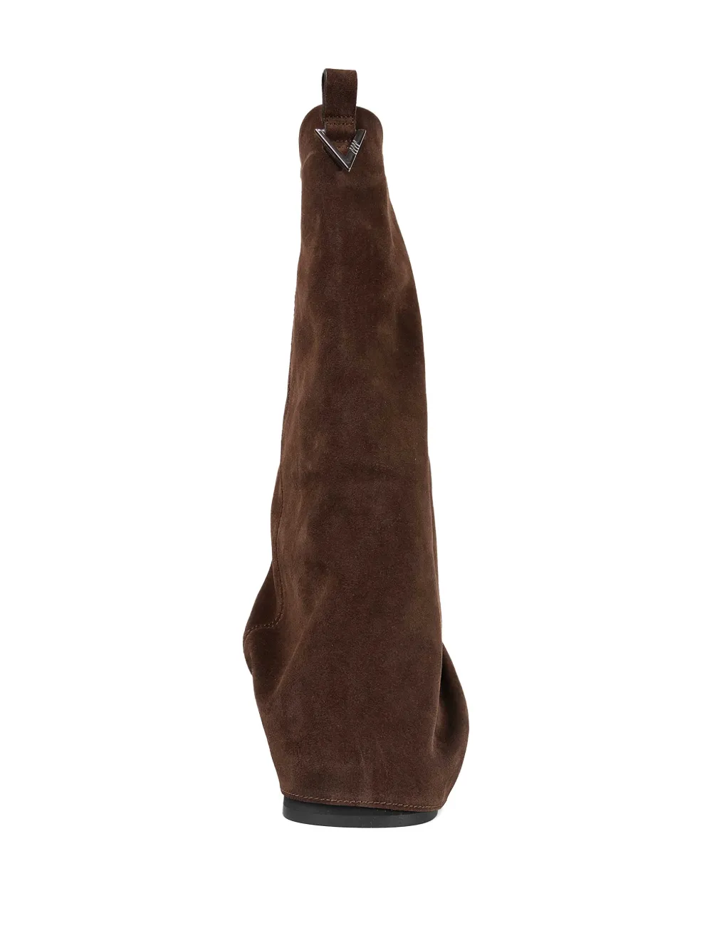 The Attico Robin suede combat boots Bruin