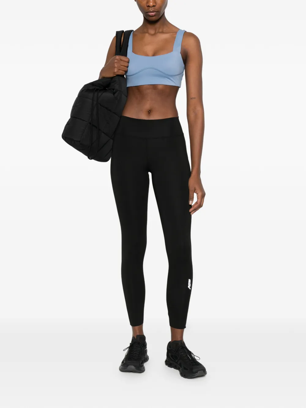  Autry Logo-print Leggings - Black 