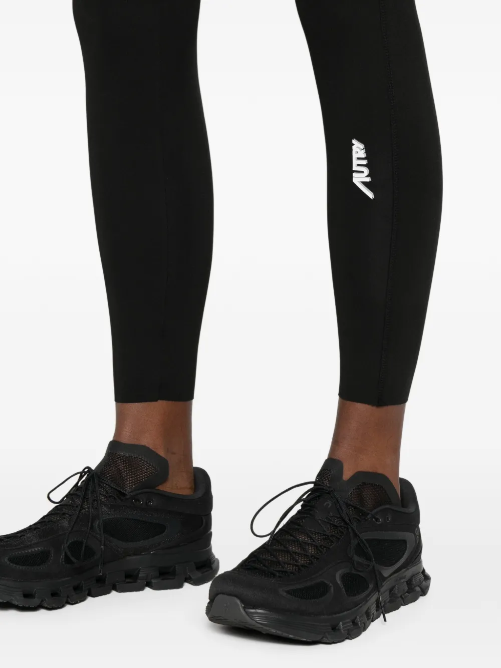 Autry Legging met logoprint Zwart
