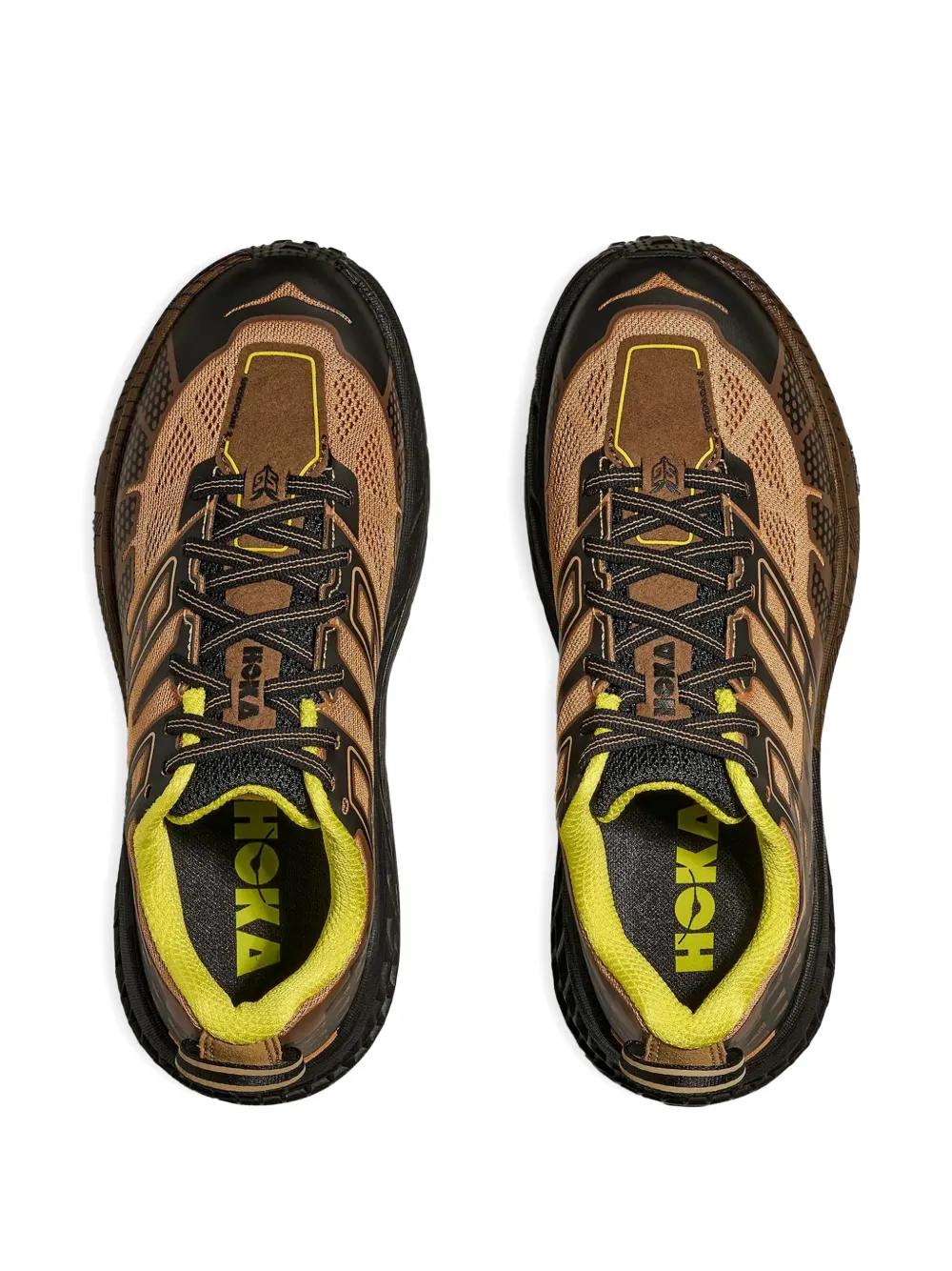 HOKA Speedgoat 2 sneakers met geometrisch patroon Bruin