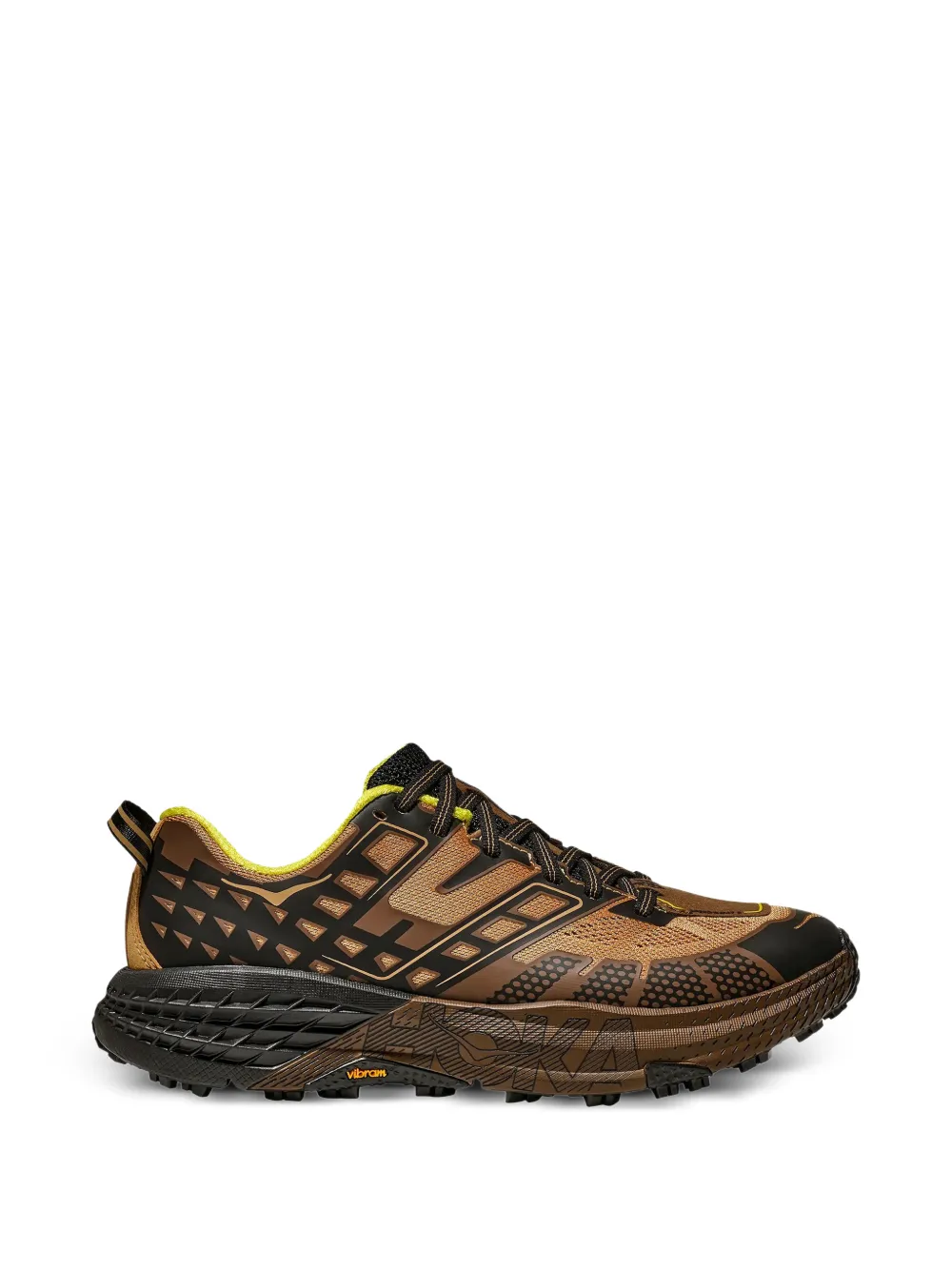 HOKA Sneakers Speedgoat 2 con motivo geometrico - Marrone