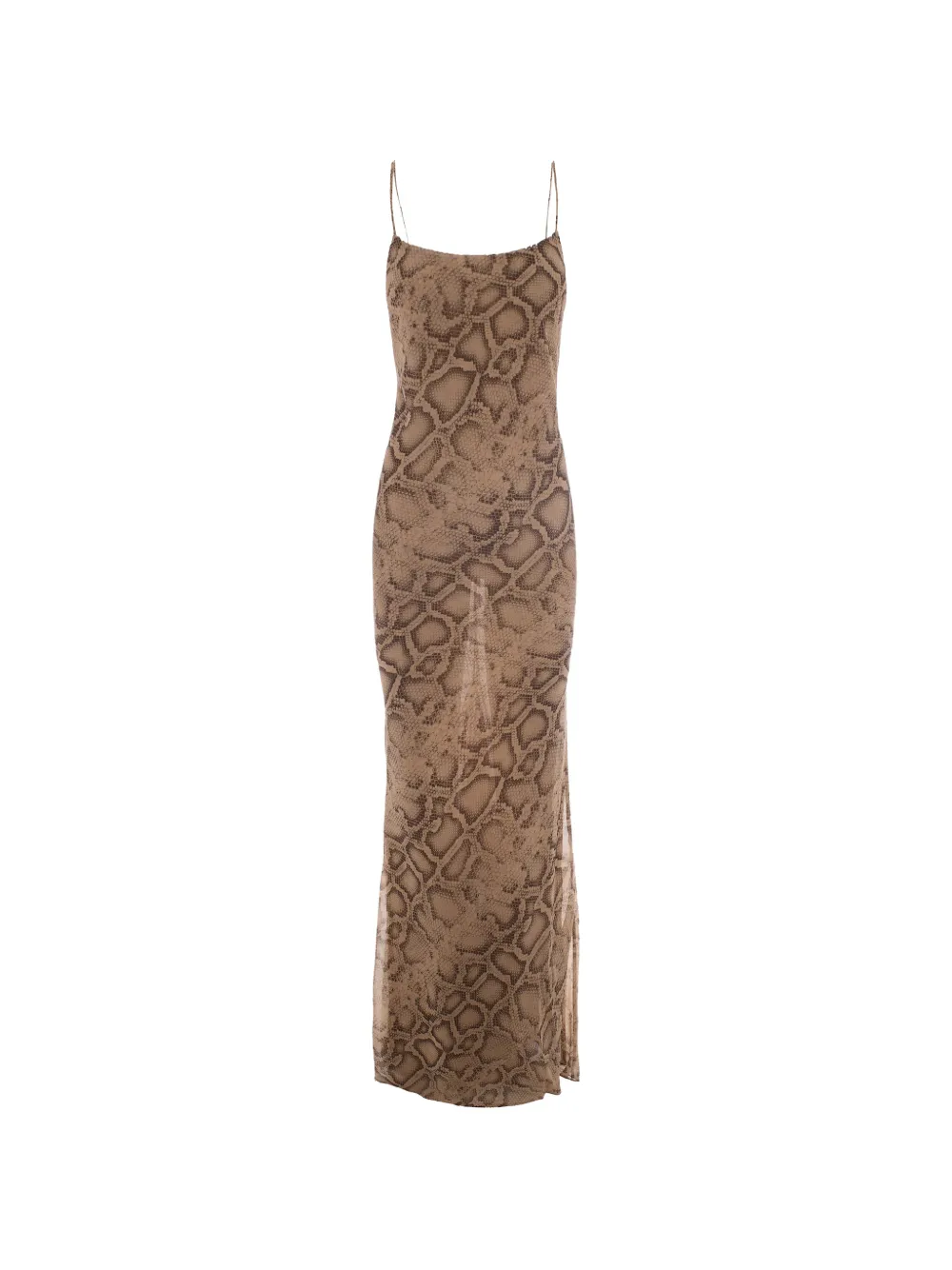 THE ANDAMANE python dress - Toni neutri