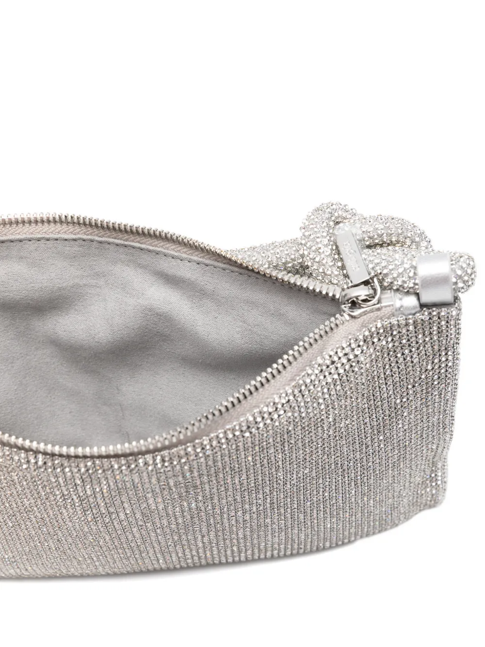 Cult Gaia Hera Nano Knotted Shoulder Bag | Silver | FARFETCH CA