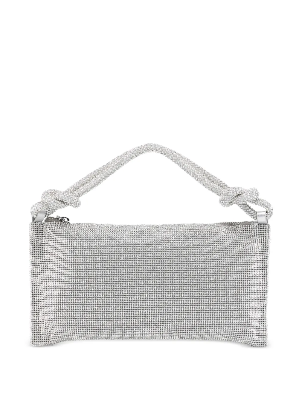 Cult Gaia Hera Nano knotted shoulder bag - Argento