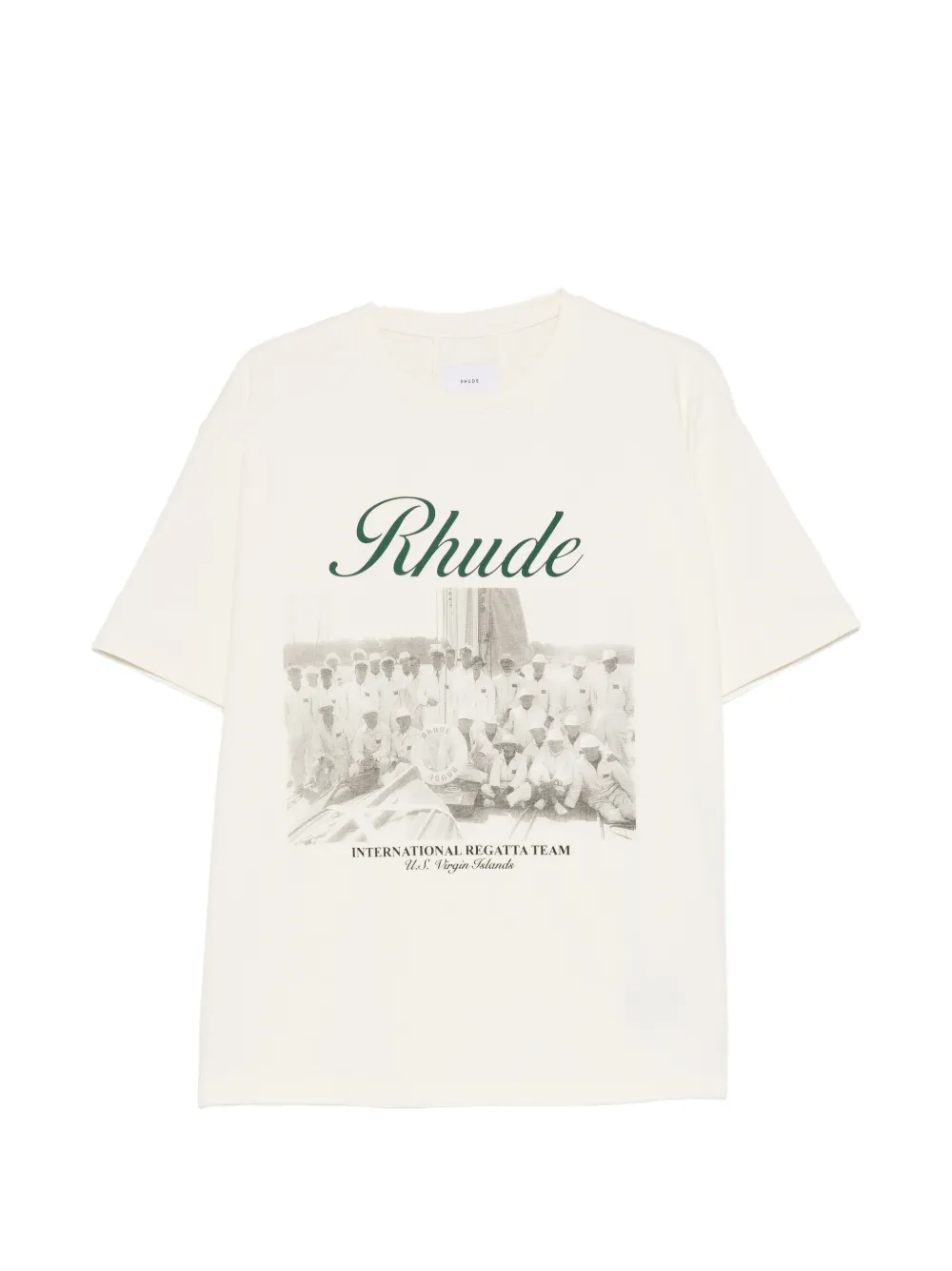 RHUDE graphic T-shirt - Toni neutri