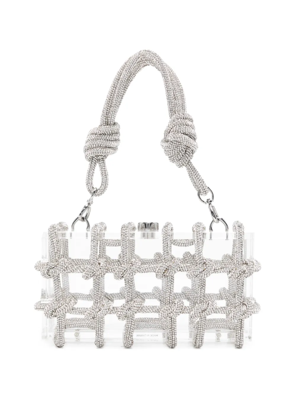 Cult Gaia Bess Caged shoulder bag - Bianco