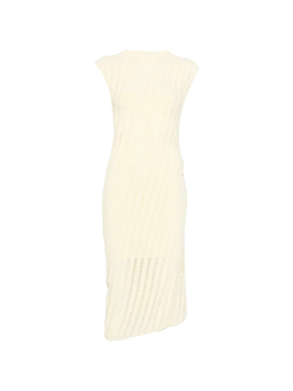 IRO striped-effect midi dress - Giallo