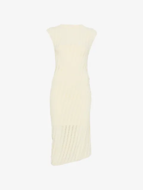 IRO Aysson striped gathered dress