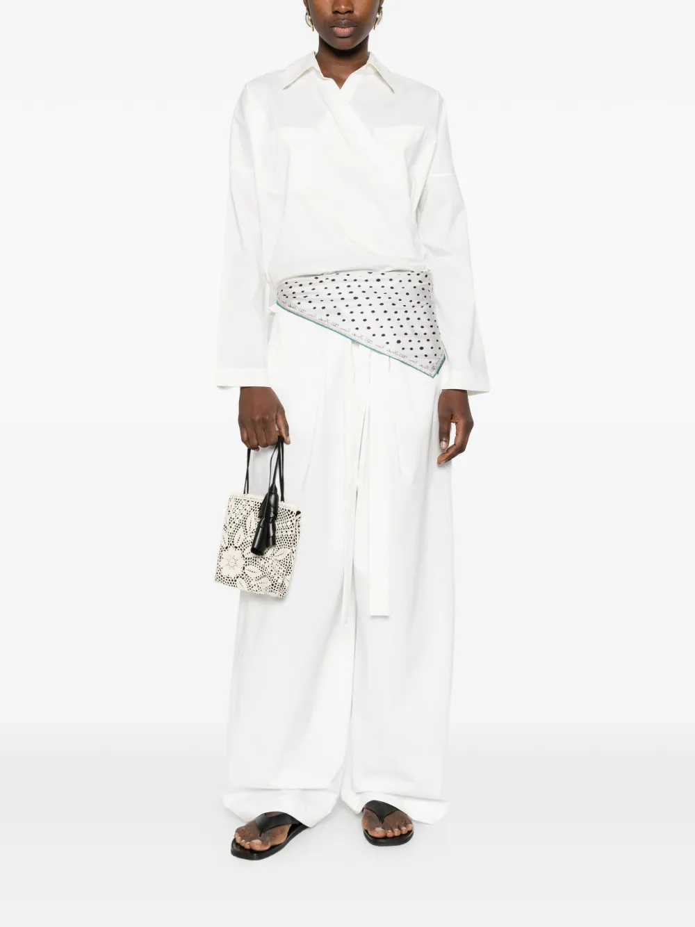  Iro Wrap Pocket Shirt - White 