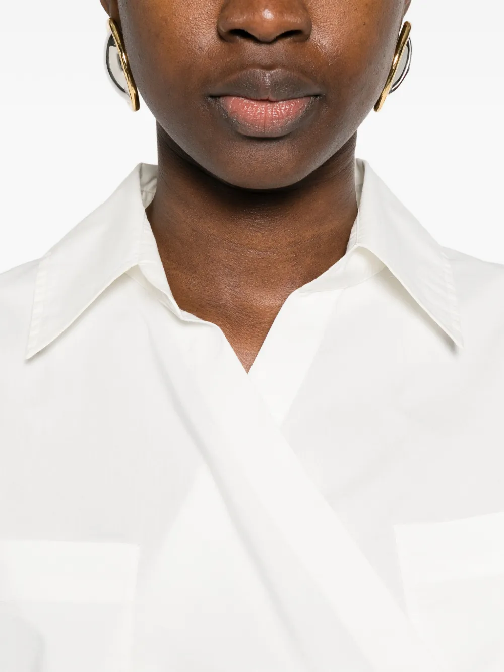 トップス eri IRO Wrap Pocket Shirt | White | FARFETCH CA
