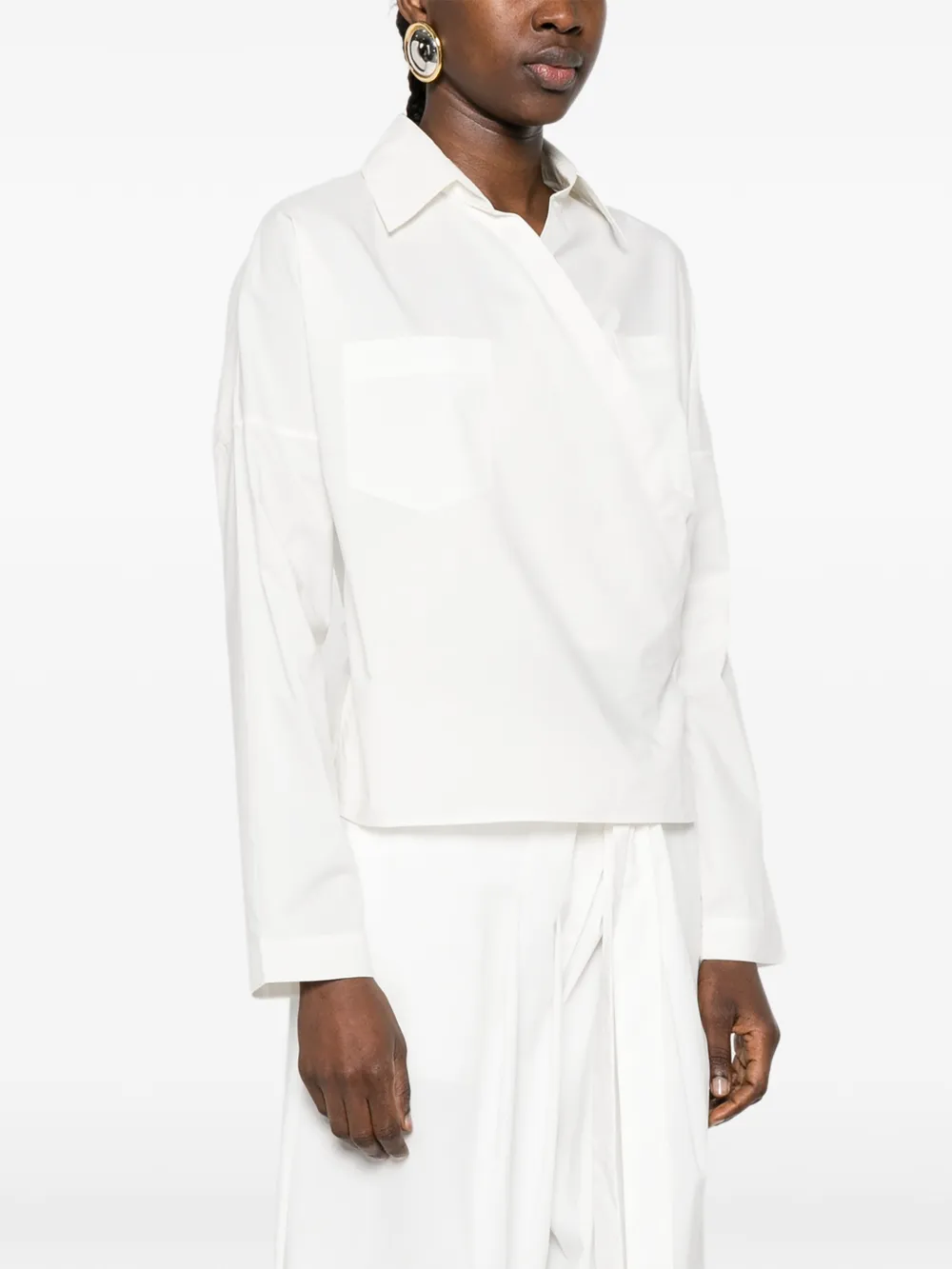  Iro Wrap Pocket Shirt - White 