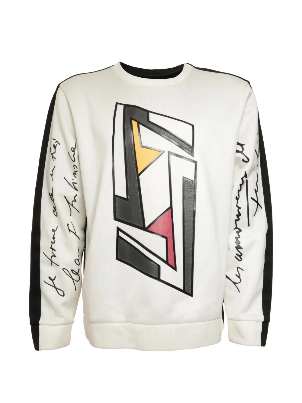 Pre-owned Fendi 2015-2025 Logo Sweater In Neutral