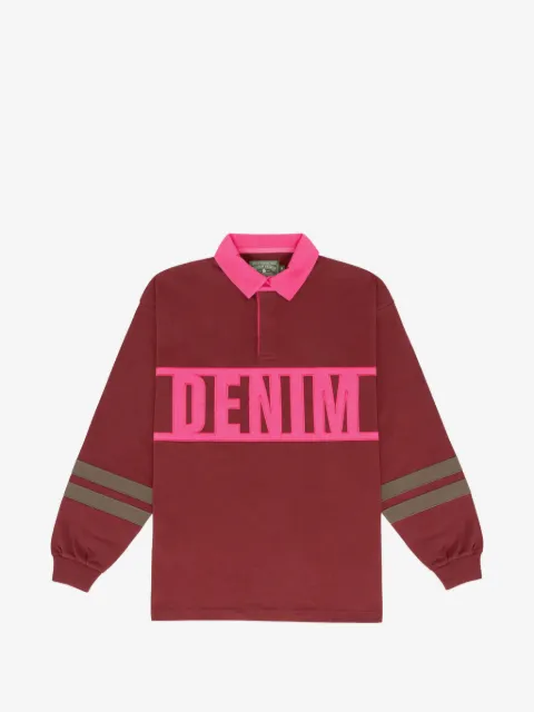 Denim Tears Down By The Tears long-sleeve polo shirt