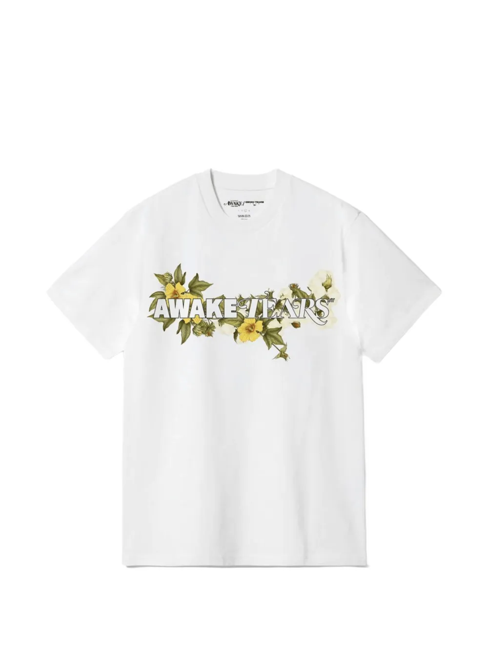 Denim Tears x Awake NY Awake Tears short-sleeves T-shirt - Bianco
