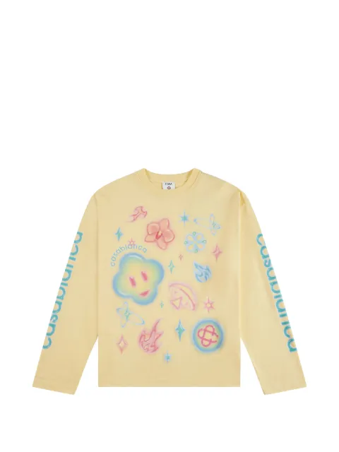 Casablanca t-shirt Airbrush Icons à manches longues