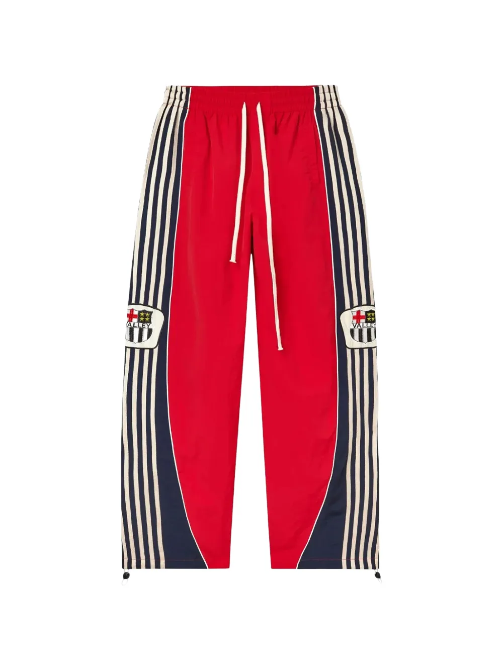 Vale Lisbon Swish stripe track pants - Rosso