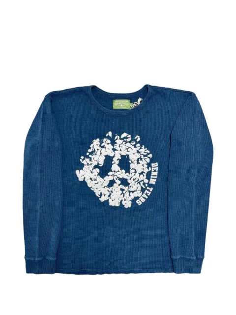 Denim Tears playera manga larga con estampado gráfico