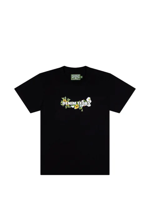 Denim Tears floral logo T-shirt