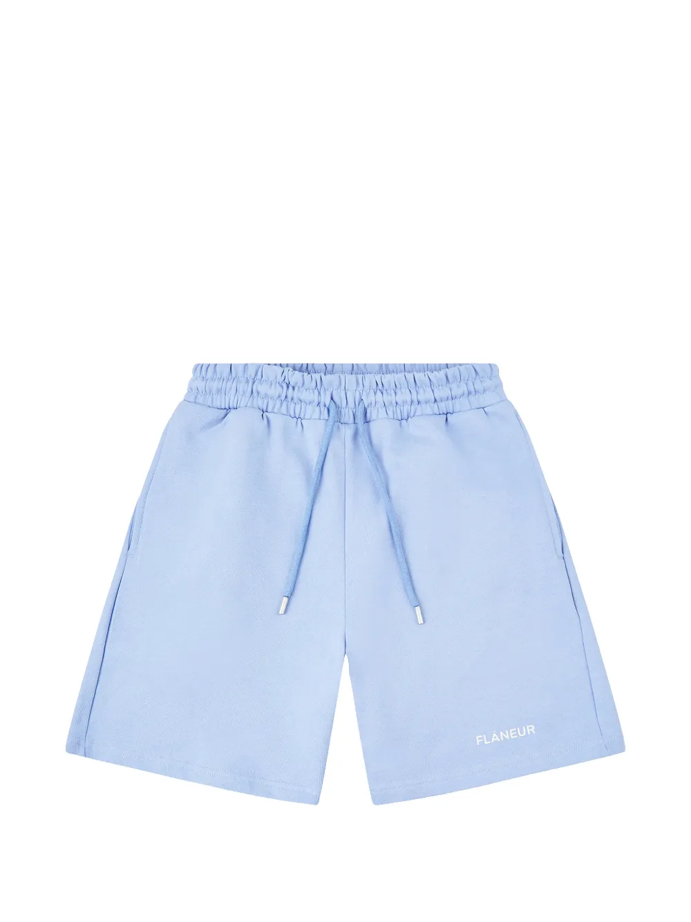FLÂNEUR logo track shorts - Blu