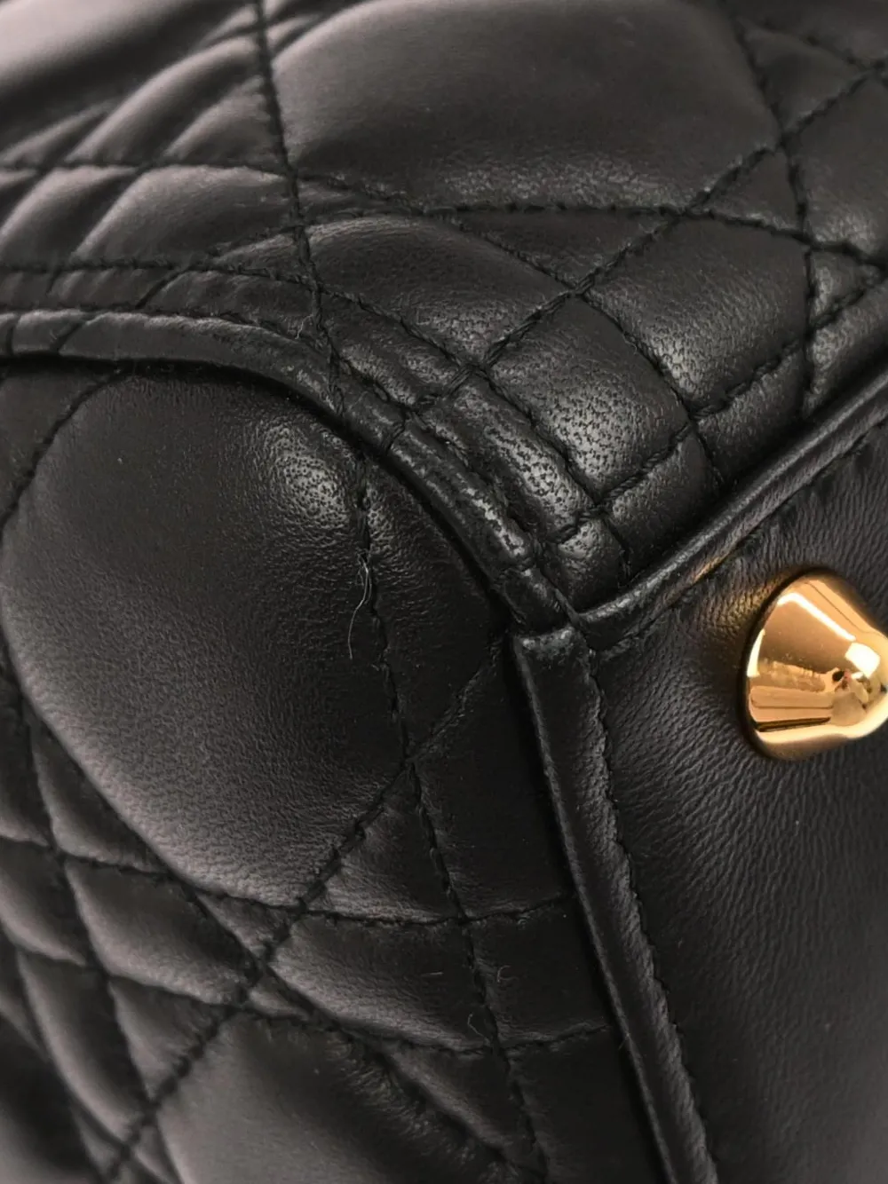 2015 Large Lady Dior Cannage Tote Bag