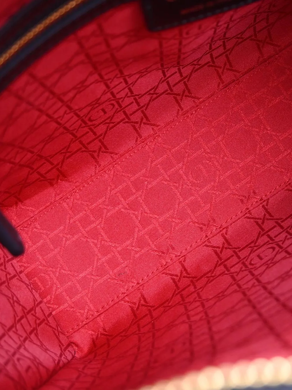 2015 Large Lady Dior Cannage Tote Bag