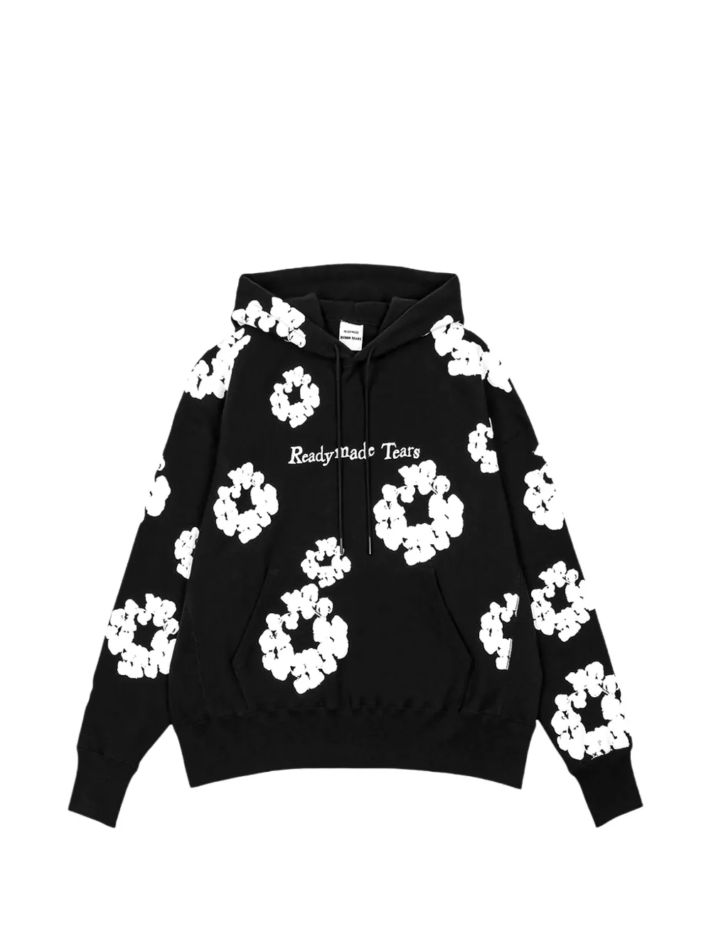 Denim Tears hooded wreath hoodie - Nero