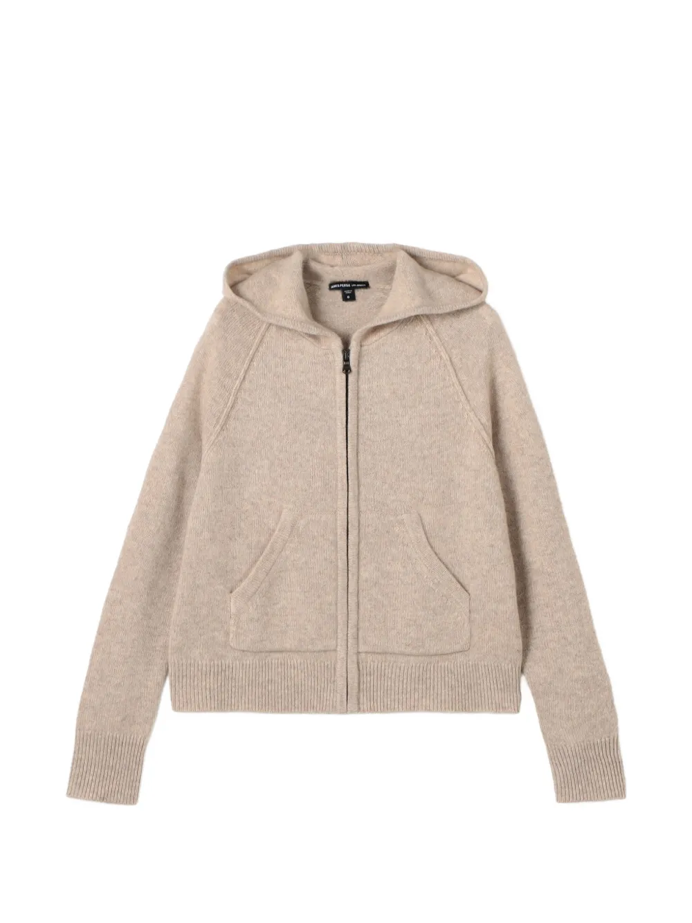 James Perse zip-fastening hooded cardigan - Toni neutri