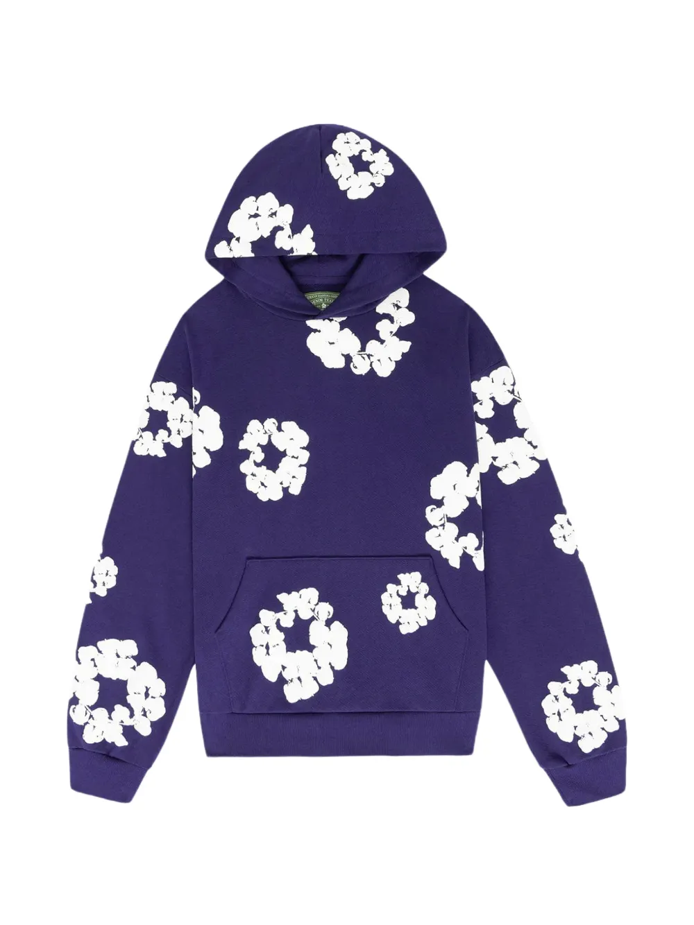 Denim Tears wreath hooded sweater - Purple