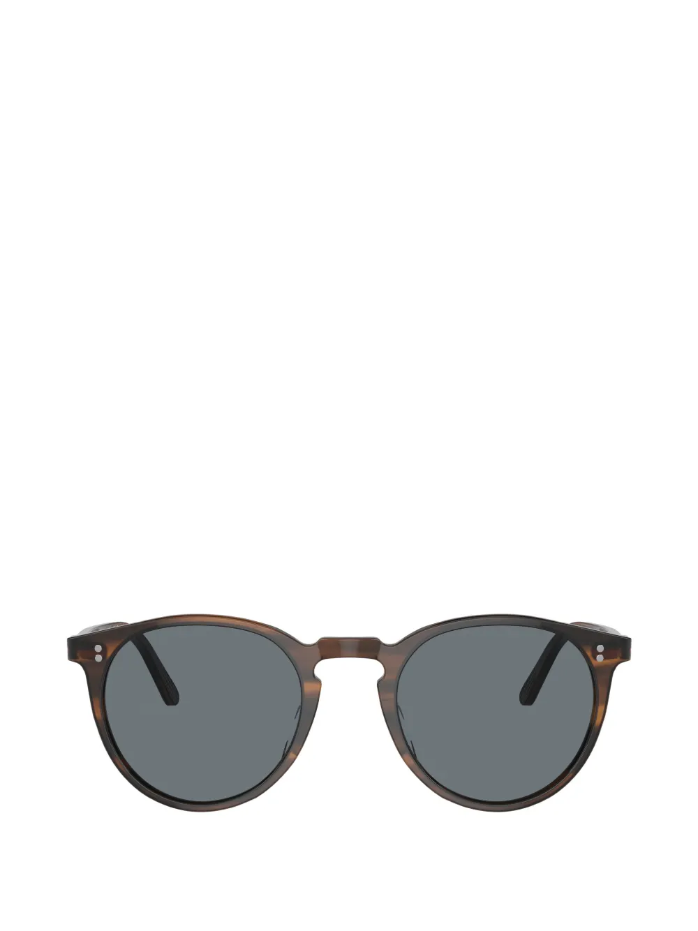 Oliver Peoples round frame sunglasses - Marrone