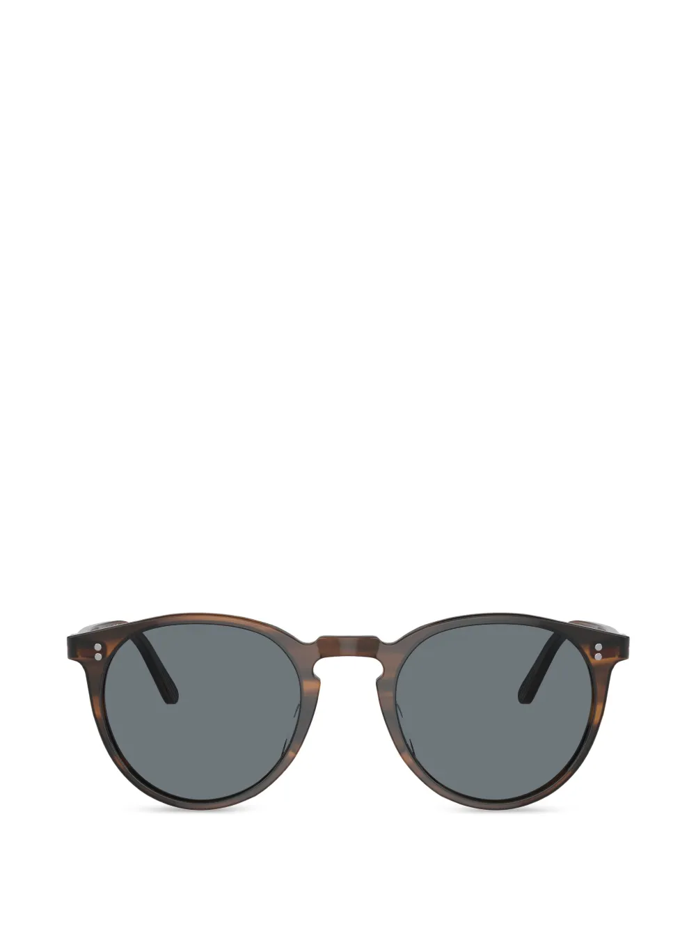 Oliver Peoples round frame sunglasses - Braun