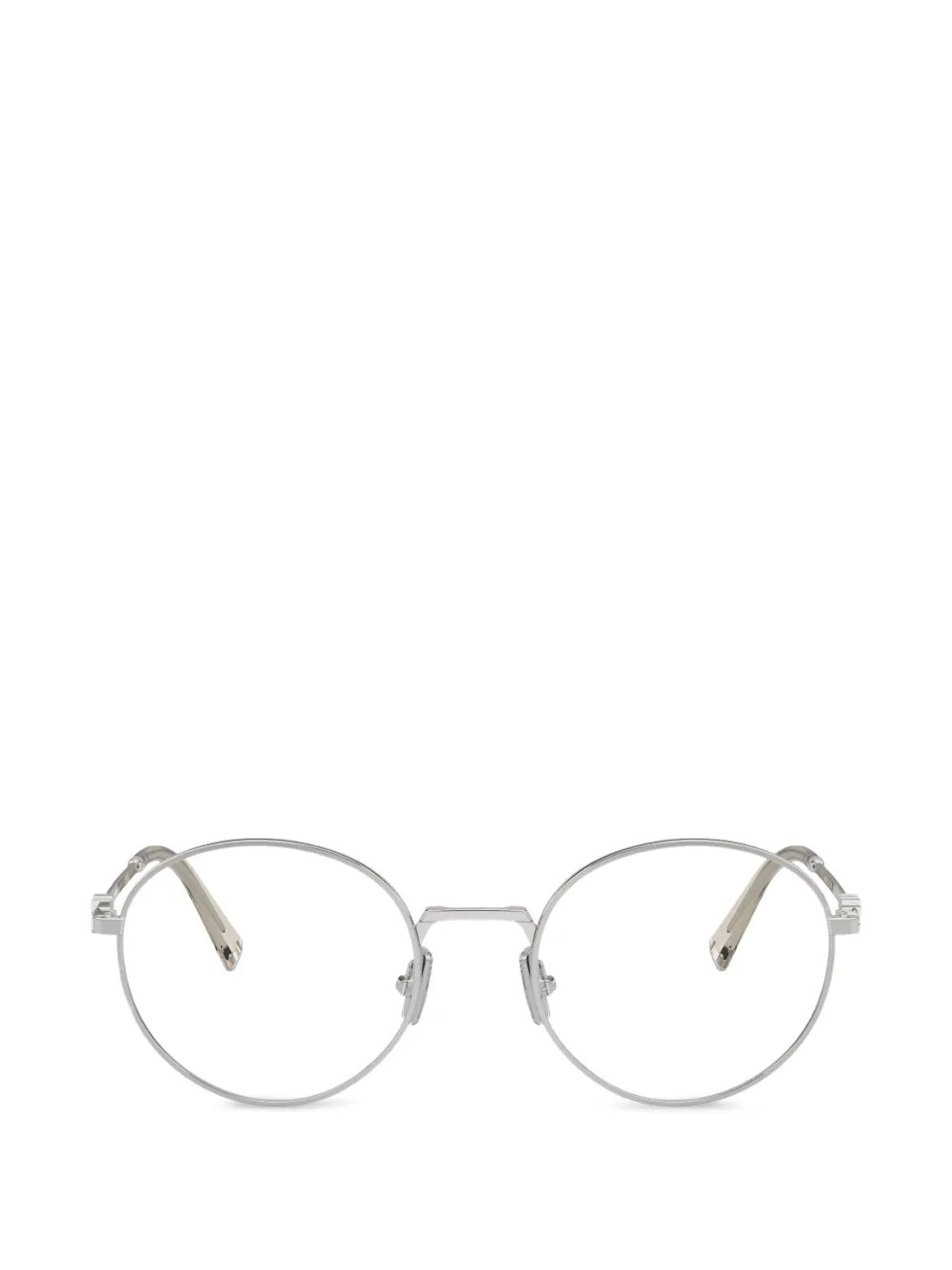 Miu Miu Eyewear round-frame glasses - Argento