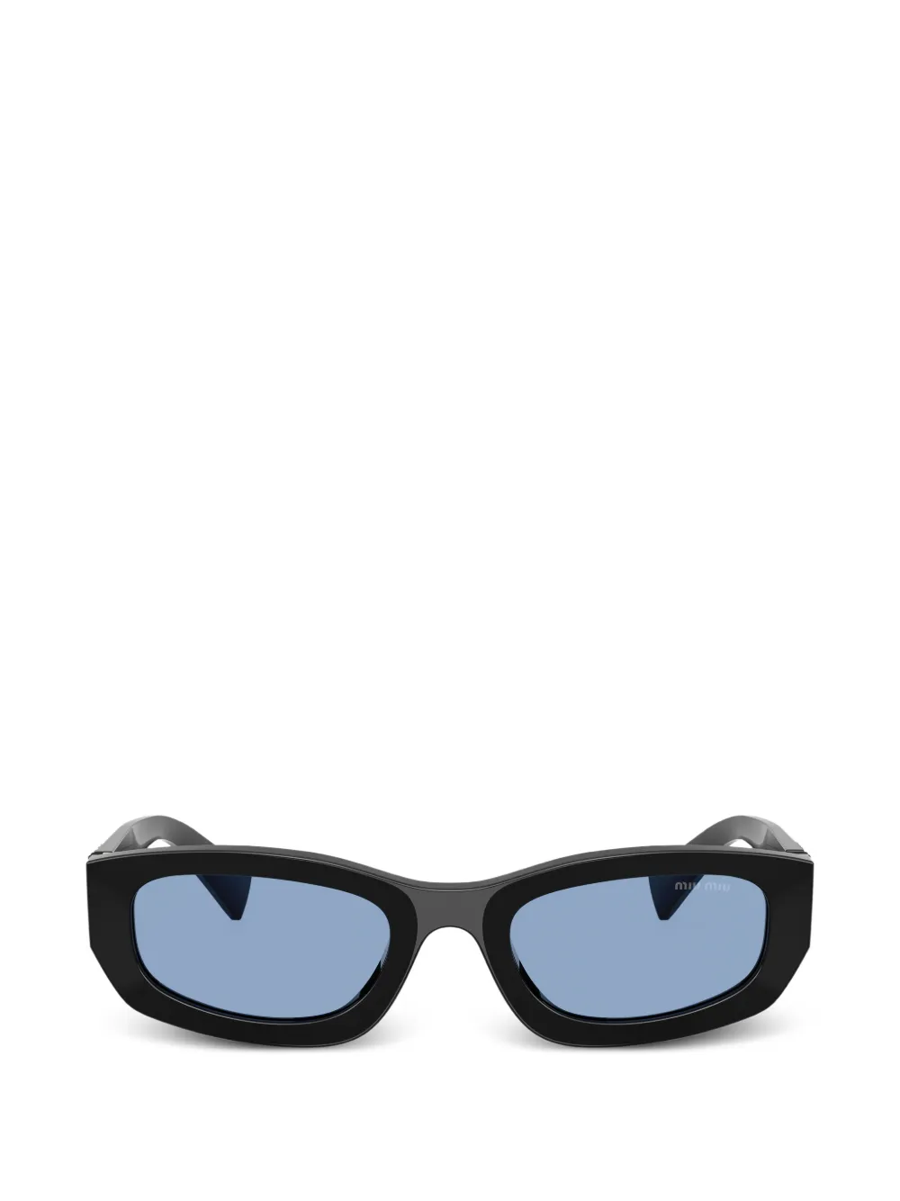 Miu Miu Eyewear logo-detail sunglasses - Nero