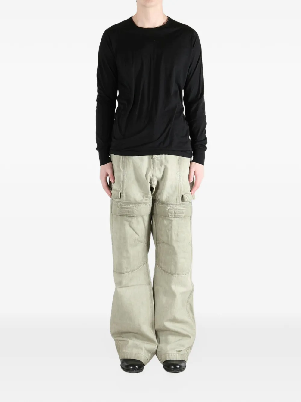Rick Owens DRKSHDW Top met lange mouwen Zwart