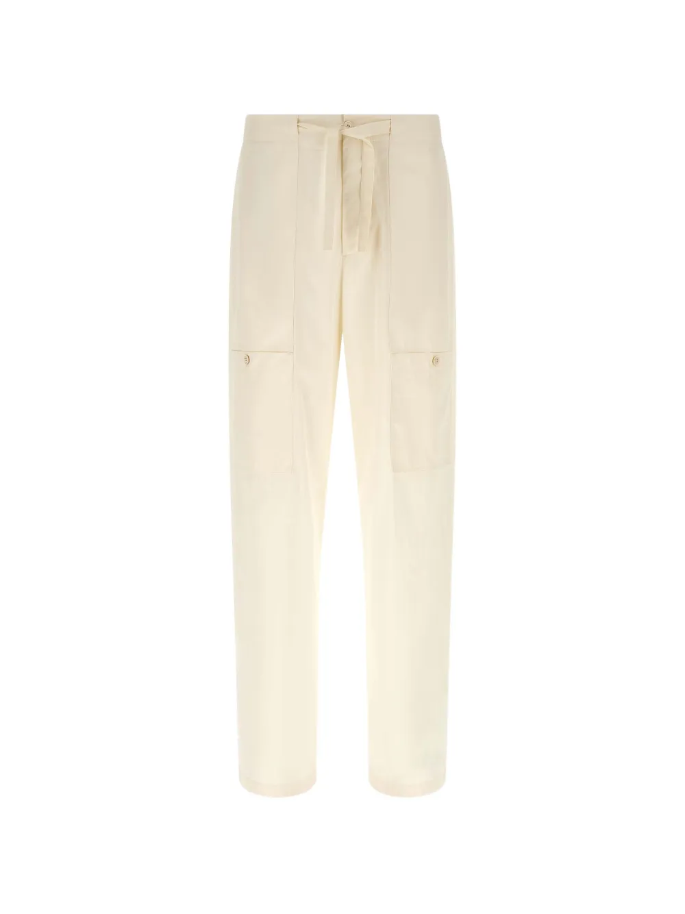 Jil Sander drawstring cargo trousers - Toni neutri