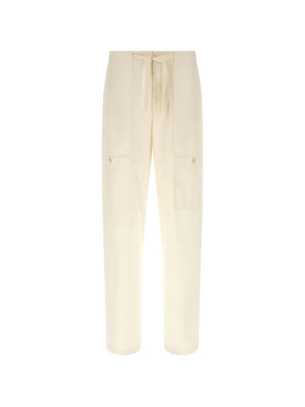 Jil Sander ドローストリング カーゴパンツ | ニュートラル | FARFETCH JP
