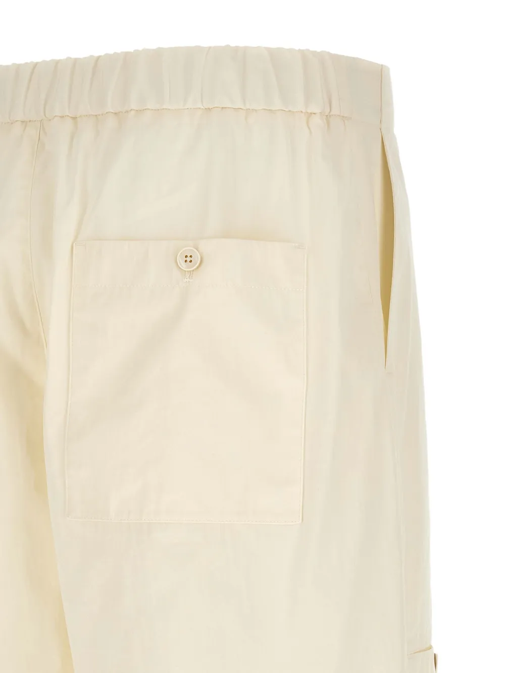 Jil Sander Cargo broek met trekkoord Beige