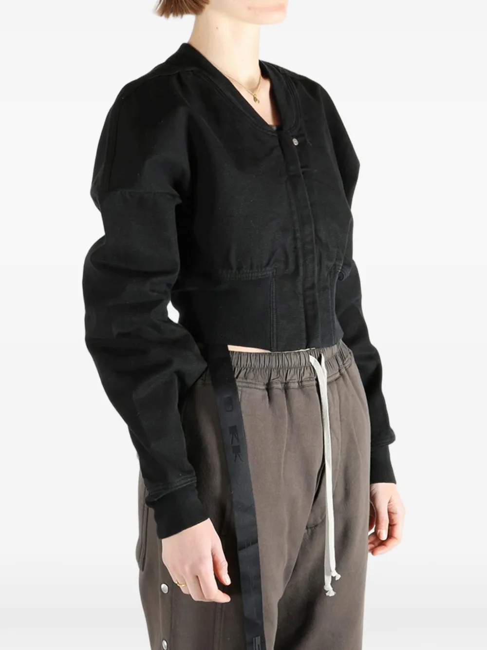 Rick Owens DRKSHDW Flight Jkt cropped jack Zwart