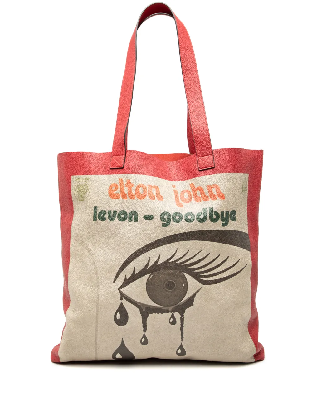 Gucci Pre-Owned 2016-2026 Elton John Large Calfskin Levon Goodbye tote bag - Rosso