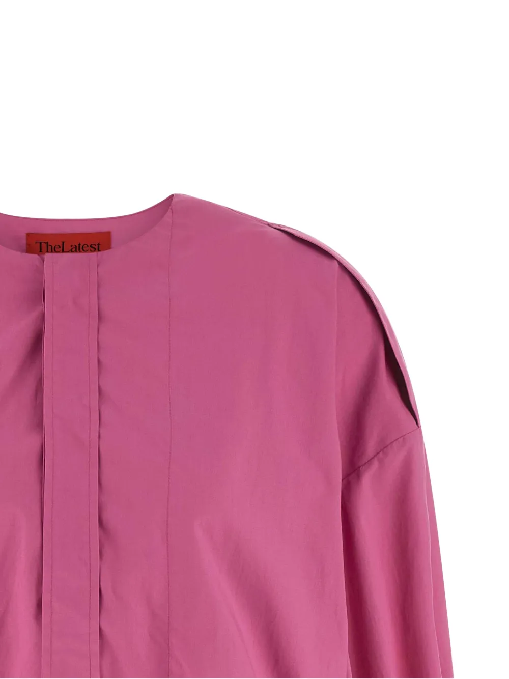  Thelatest Diana Puffed-sleeves Blouse - Pink 