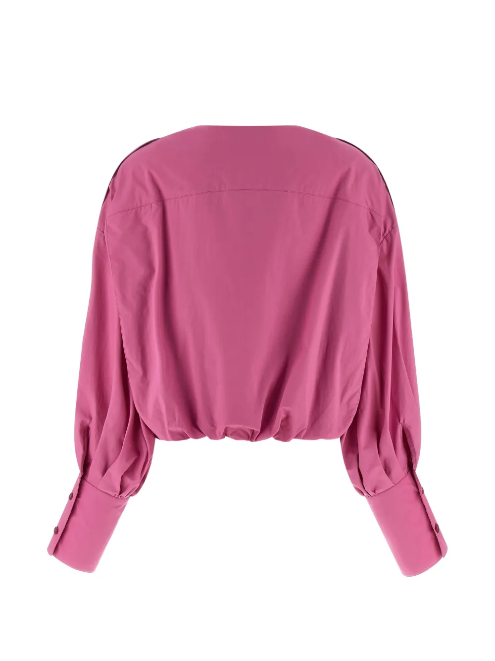  Thelatest Diana Puffed-sleeves Blouse - Pink 