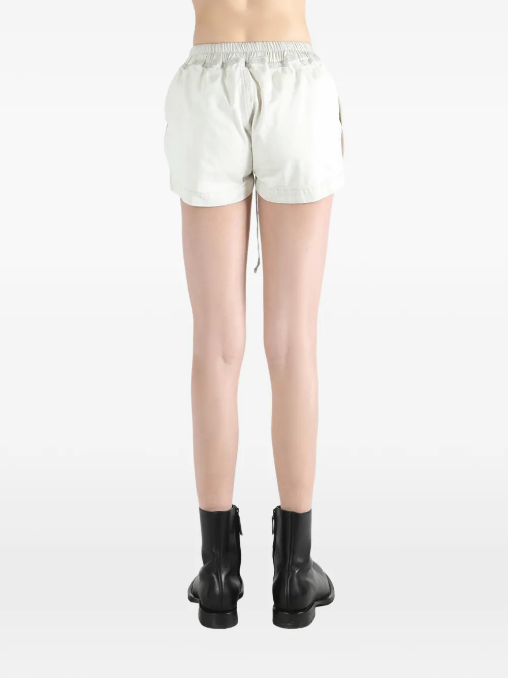 Rick Owens DRKSHDW Fog Boxer shorts met trekkoord Wit