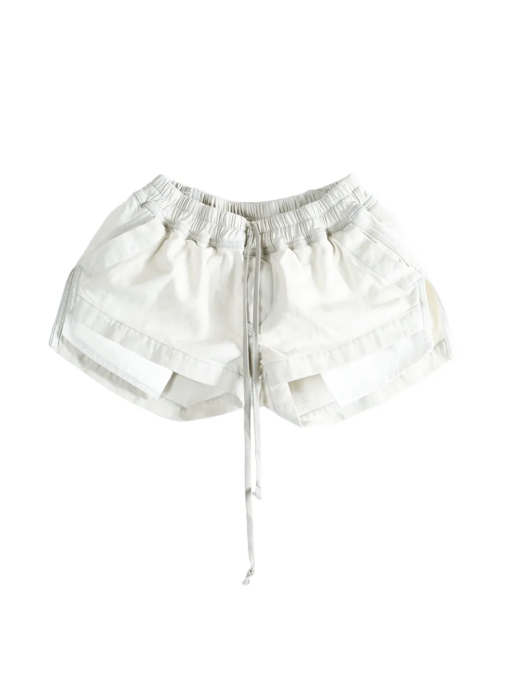 Rick Owens DRKSHDW Fog drawstring shorts - Bianco