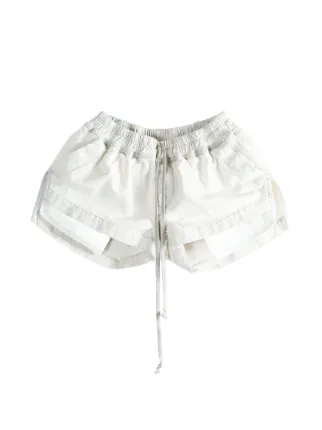 Rick Owens DRKSHDW Fog Boxer ショートパンツ | ホワイト | FARFETCH JP