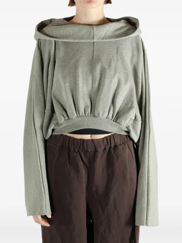 Rick Owens DRKSHDW Boxy Hoodie | Grey | FARFETCH ZA