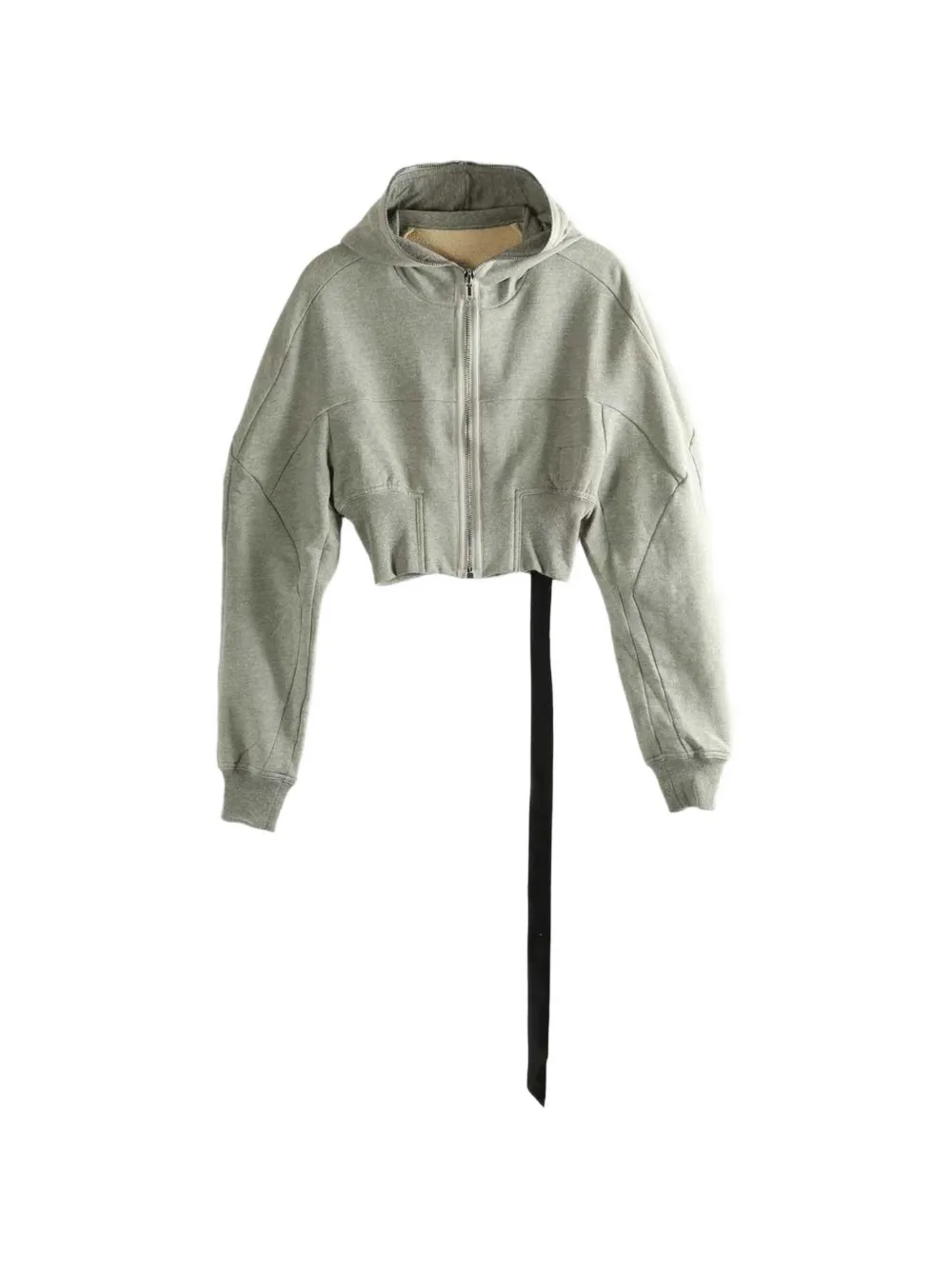 Rick Owens DRKSHDW Collage Gimp zip hoodie - Grau