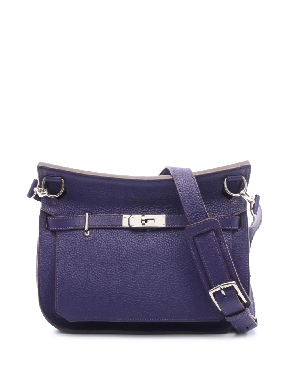 Hermès Pre-Owned 2011 Clemence Jypsiere 28 crossbody bag - Viola