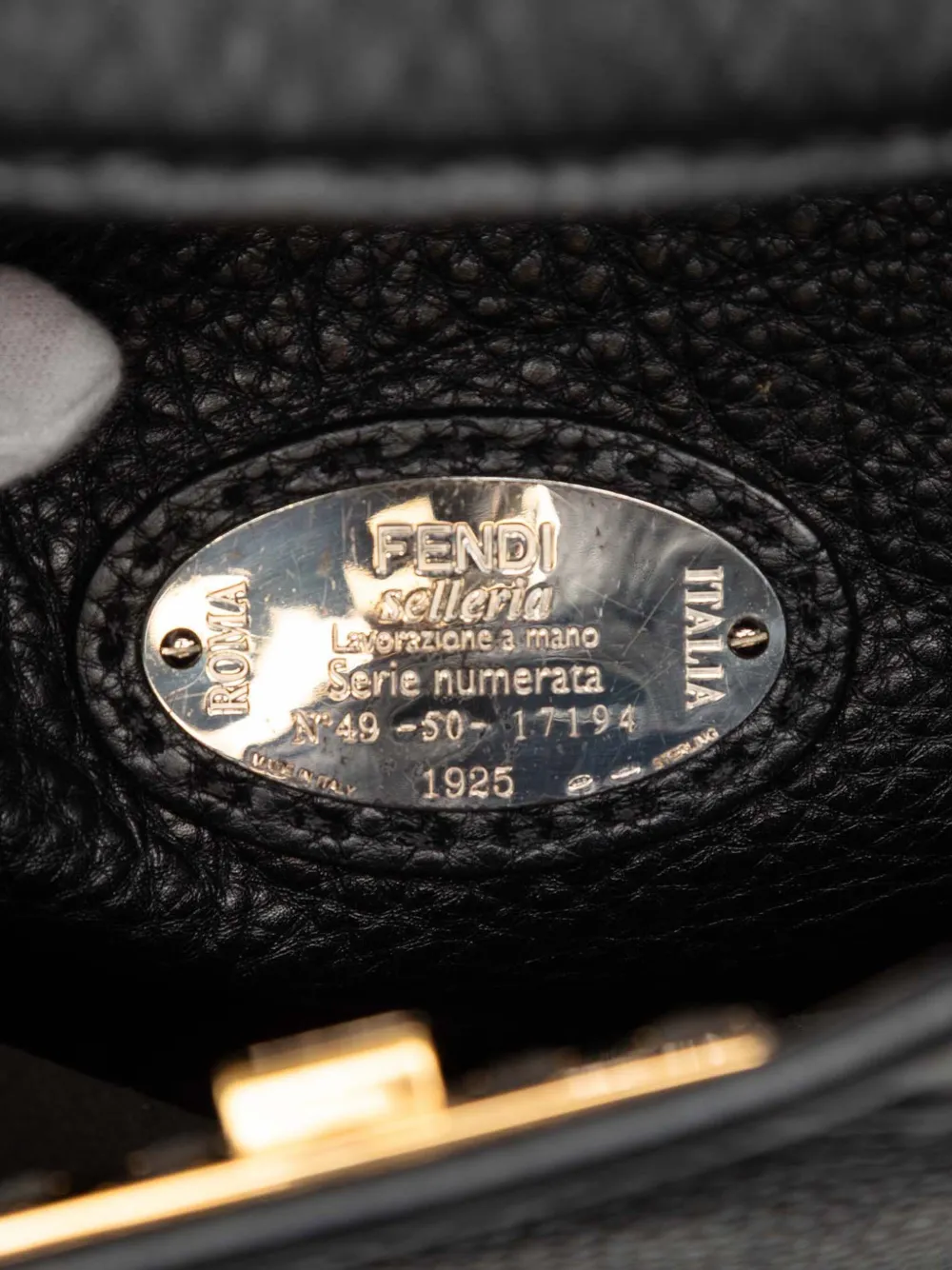 2000-2010 Large Leather Selleria Monster Peekaboo Iconic Fit Bag Business Bag