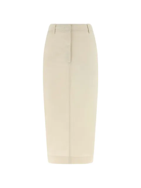 THELATEST Donna pocket split midi skirt