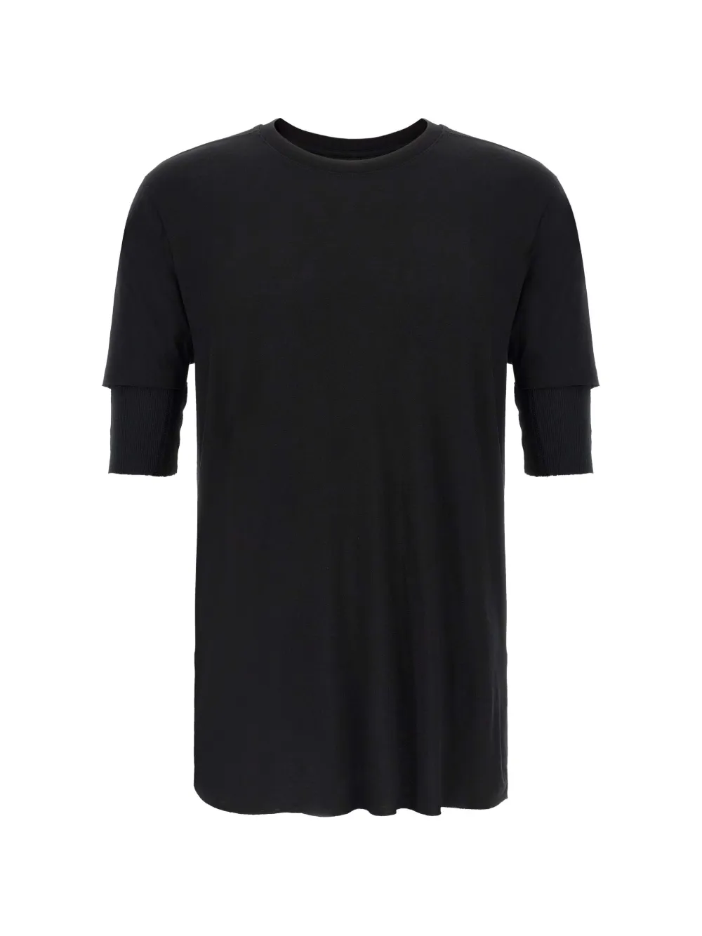 Thom Krom 940 raw-cut hem T-shirt - Nero